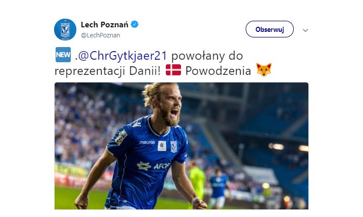 Gytkjaer powołany do reprezentacji Danii!